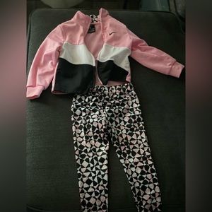 18 MONTH - NIKE JACKET AND PANTS- WORN ONCE
